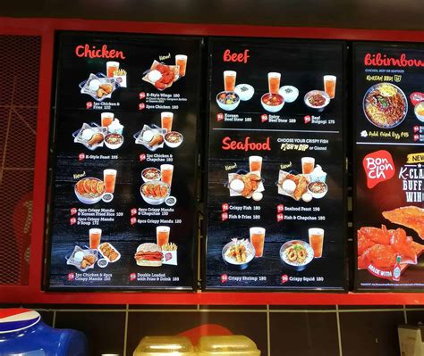 BonChon menu delivery .